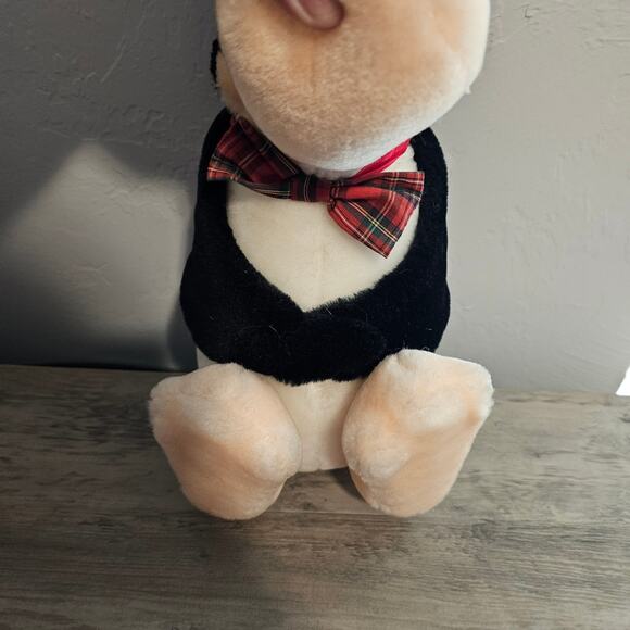Vintage Dakin Opus Penguin Reindeer Plush 80s Holiday Christmas Bloom County - Picture 2 of 12